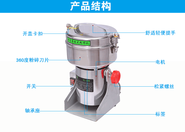 家用粉碎机结构