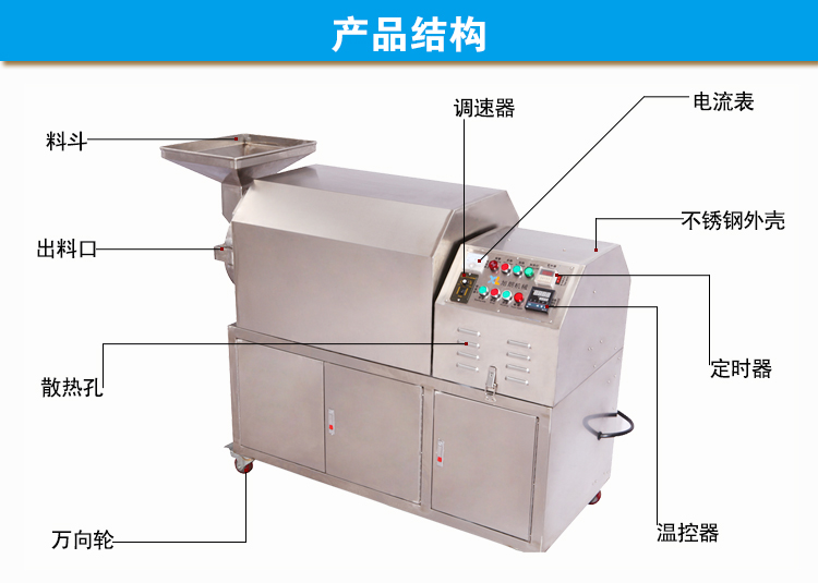 豪华炒货机结构图